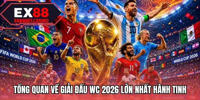 Tổng quan về giải đấu WC 2026 lớn nhất hành tinh
